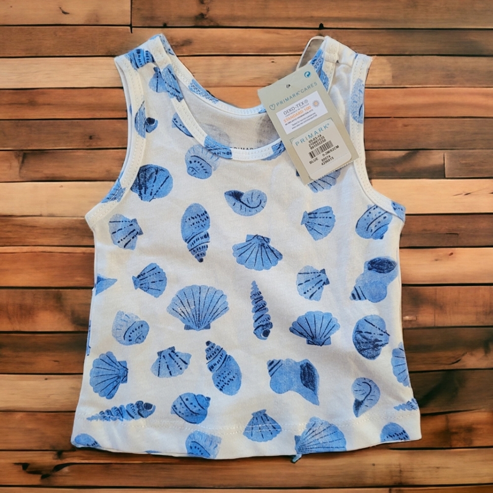 NWT! Kids Seashell Tank